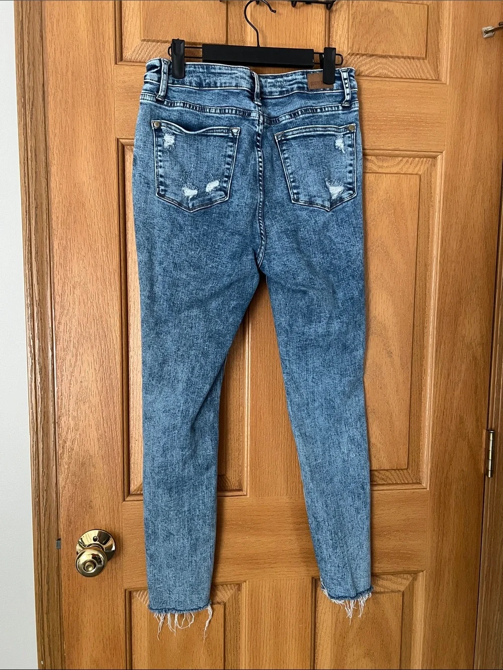 Judy Blue Light Wash Distressed Skinny Jeans